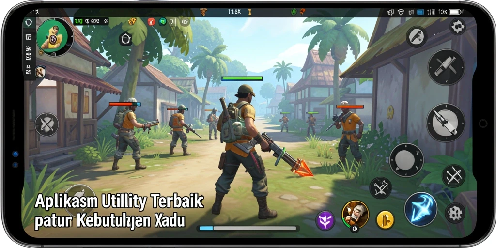 Tampilan antarmuka aplikasi 116X yang sederhana dan efisien.