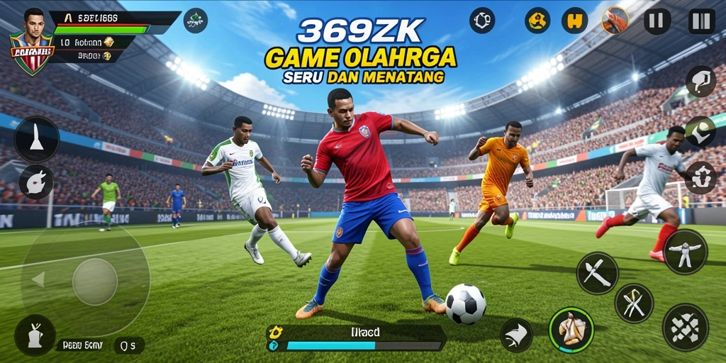 Tangkapan layar gameplay olahraga yang menarik dalam 369ZK.