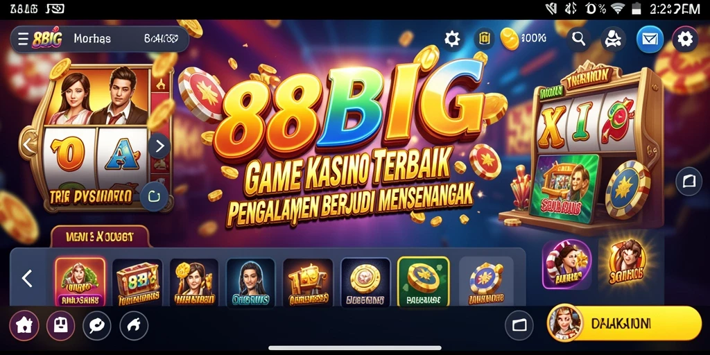 Tampilan menarik dari gameplay 88BIG yang seru dan mendebarkan.