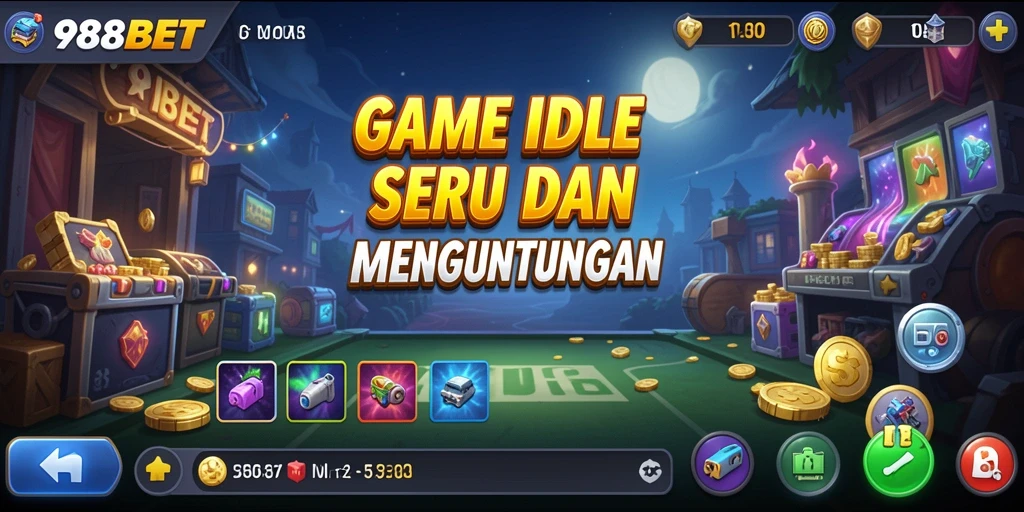 Screenshot 988BET menampilkan gameplay menarik dan sistem Idle yang efektif.