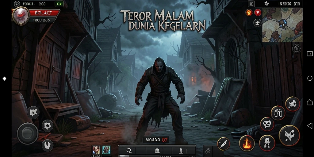 Tangkapan layar mendebarkan dari gameplay BOLA07.