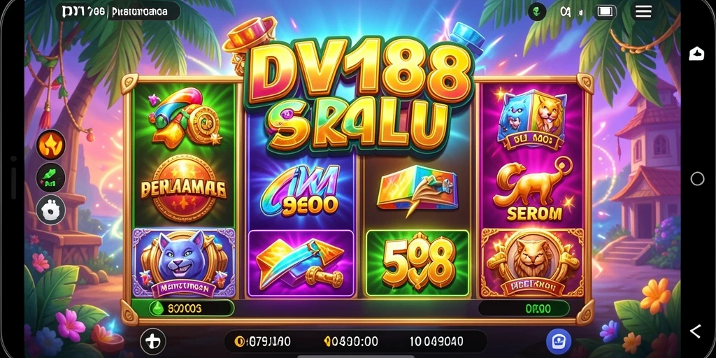 Screenshot gameplay DV188 dengan tema Slot yang menarik.