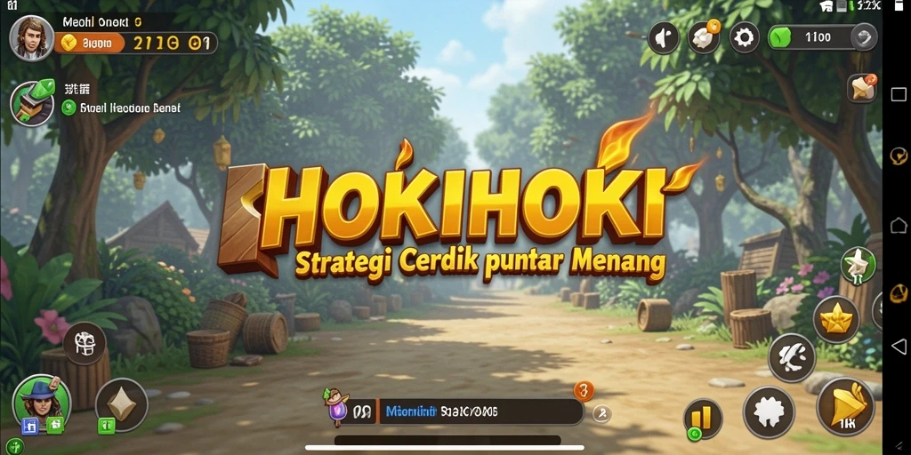 Screenshot gameplay HOKIHOKI dengan strategi pertempuran yang mendebarkan.
