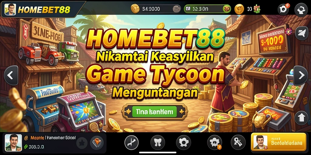 Gameplay HOMEBET88 yang menarik dan penuh strategi.