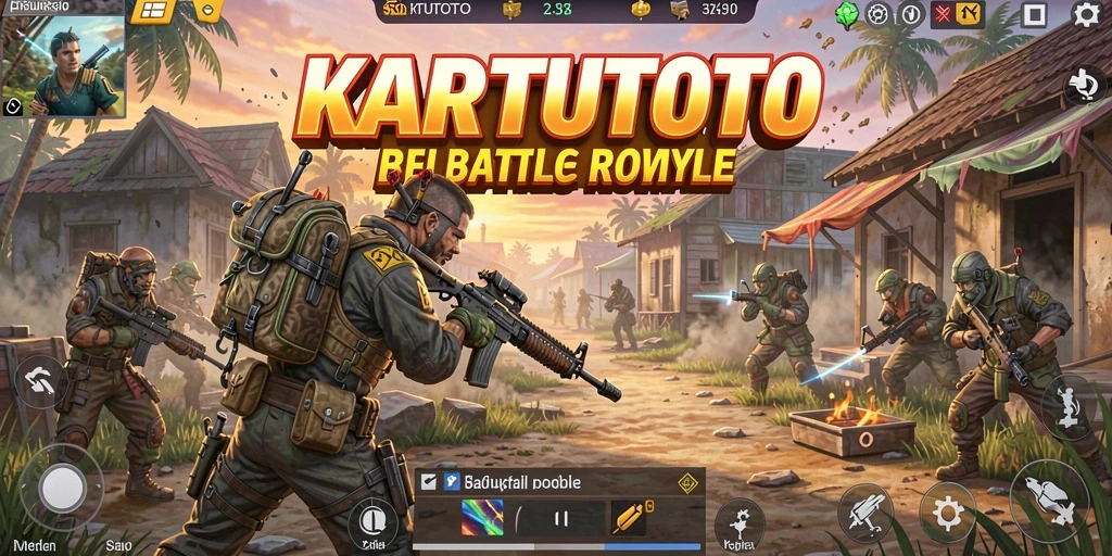 Gameplay seru KARTUTOTO dalam pertempuran Battle Royale.
