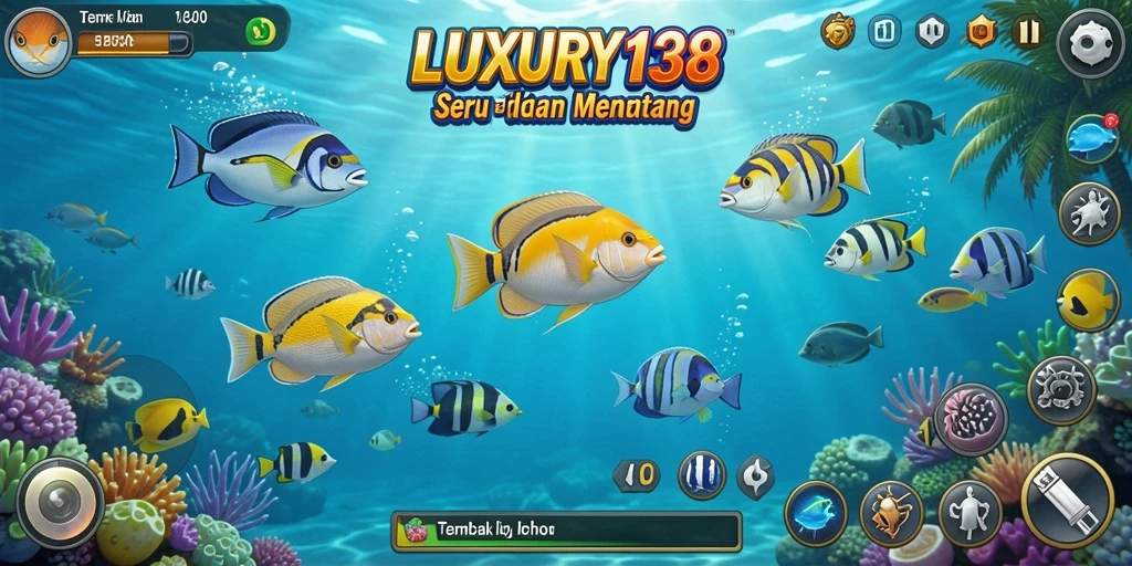 Tampilan gameplay LUXURY138 yang seru dan penuh aksi Tembak Ikan.