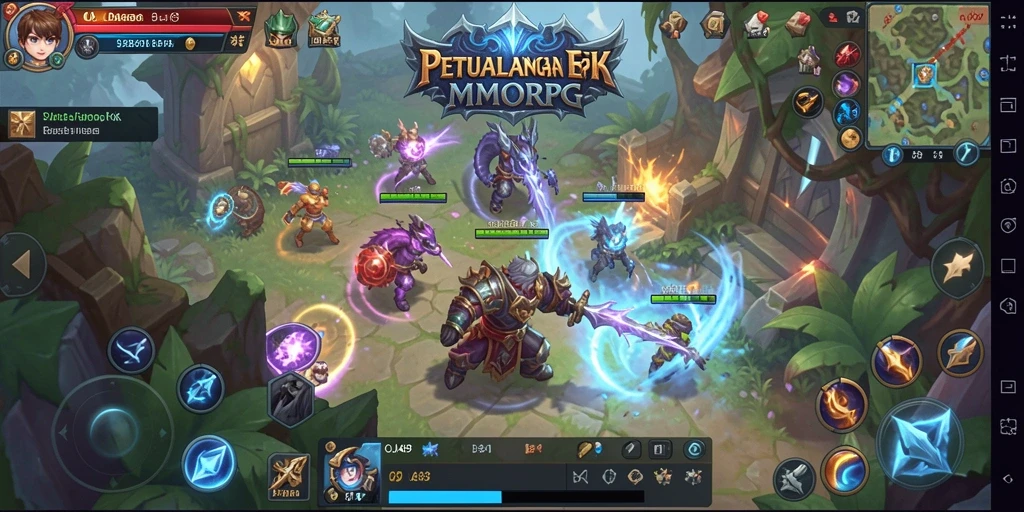 Tampilan utama gameplay OJA89 yang menakjubkan dalam dunia MMORPG.