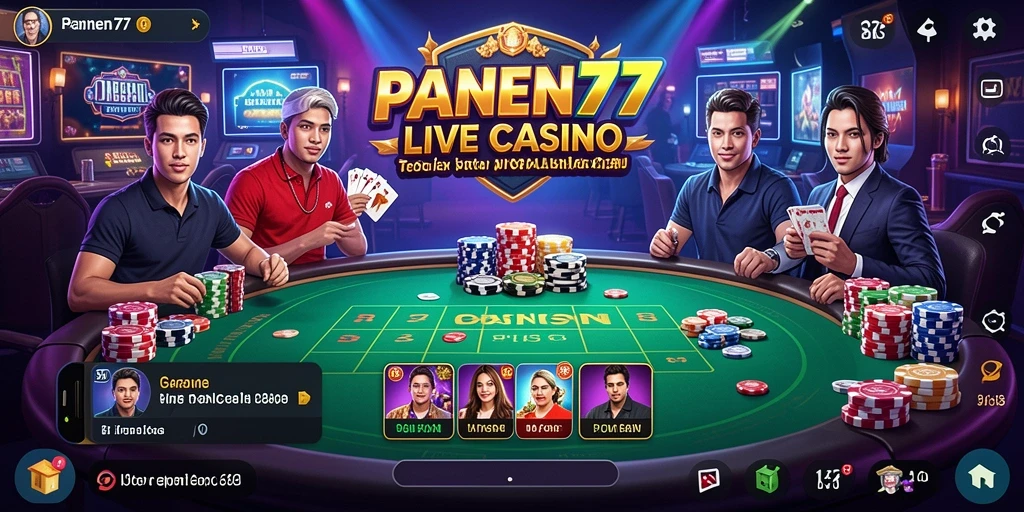 Tampilan permainan Live Casino yang mengasyikkan dan interaktif.