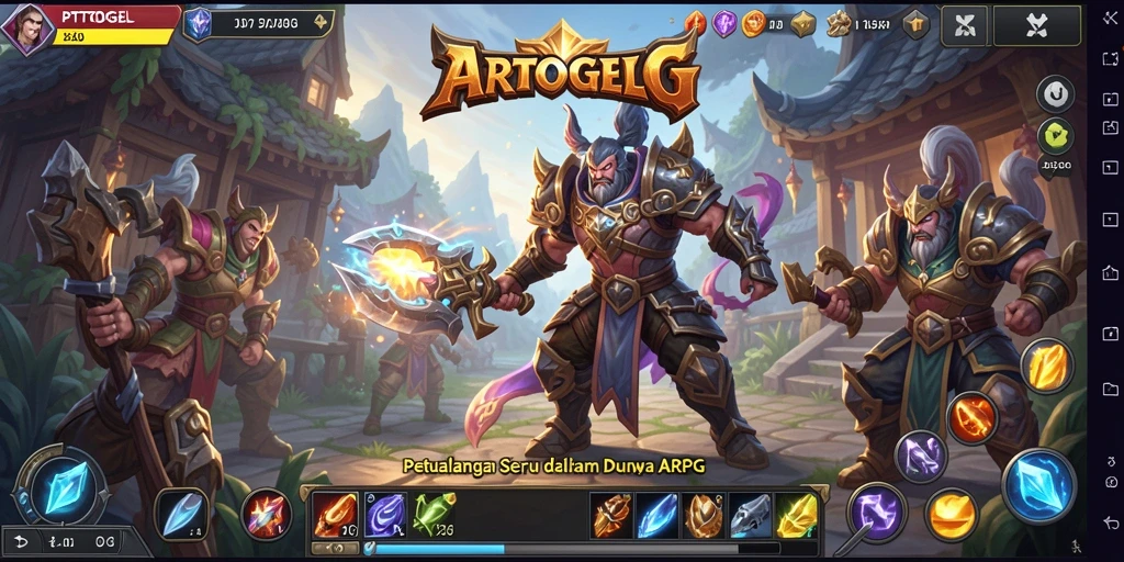 Tampilan menakjubkan dari gameplay ARPG PTTOGEL.