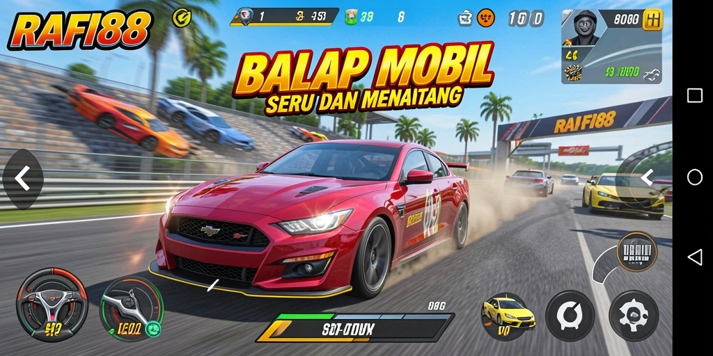 Gameplay seru dan mendebarkan di RAFI88.