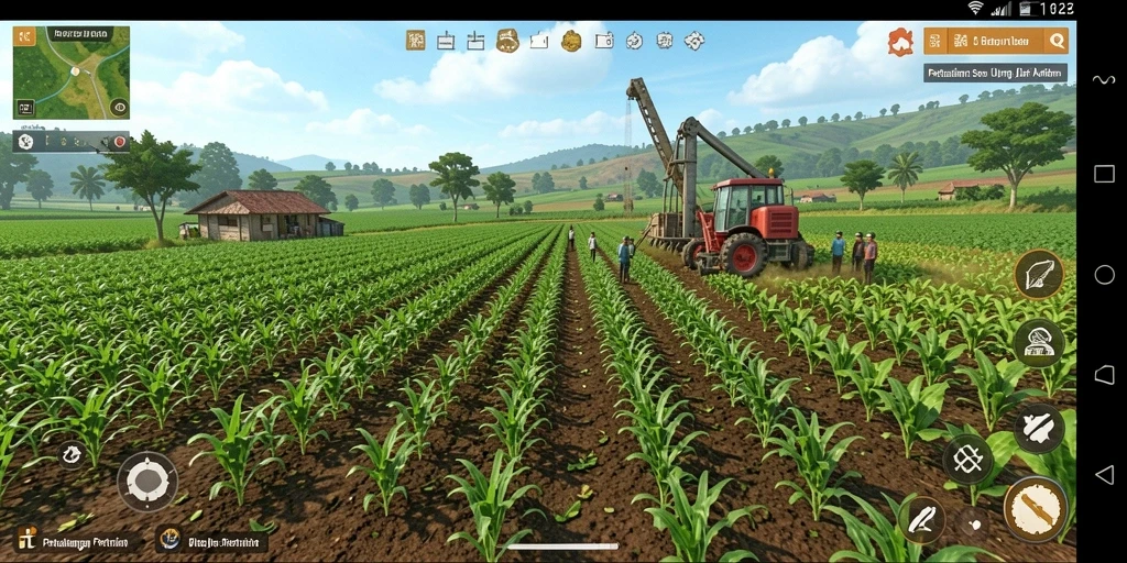 Gameplay mengasyikkan REZIXO di dunia pertanian.