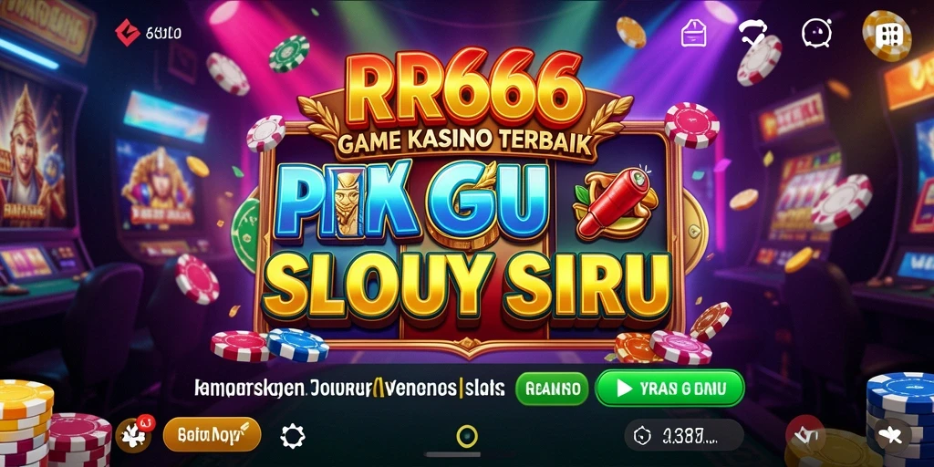 Tampilan gameplay mendebarkan di aplikasi Kasino RR666.