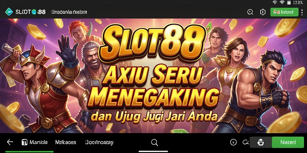 Gambaran aksi seru dalam gameplay SLOT88 yang menegangkan.
