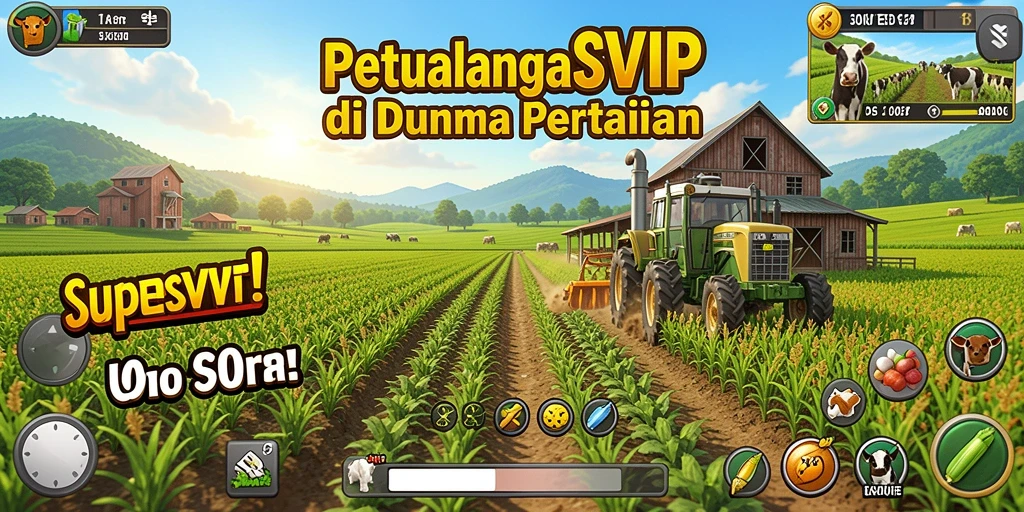 Tampilan gameplay SUPERSVIP yang menawan dan interaktif.