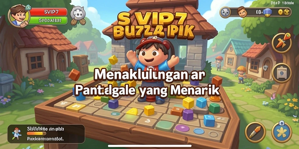Screenshot gameplay SVIP7 menampilkan berbagai teka-teki yang menantang dan menarik.