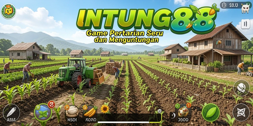 Tampilan gameplay UNTUNG88 yang menarik saat bercocok tanam.