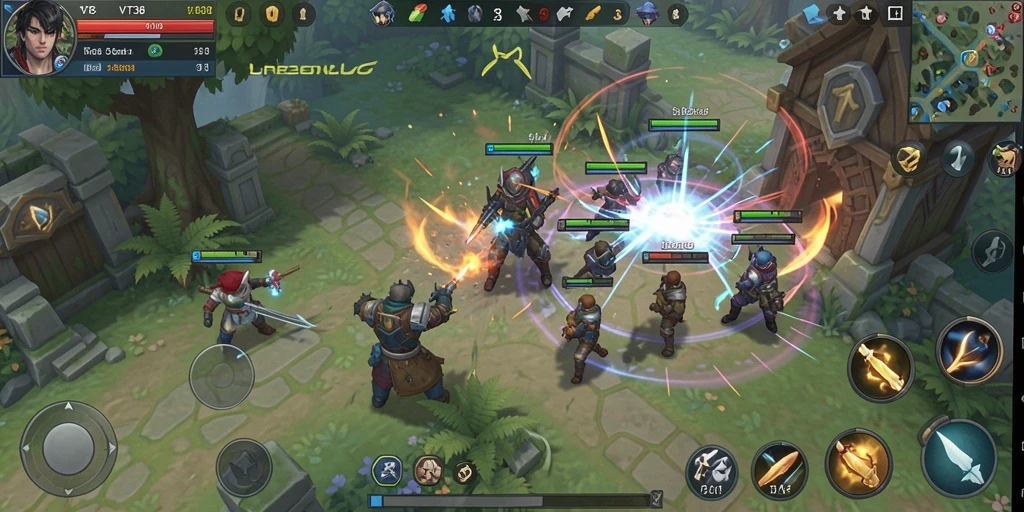 Gameplay seru VT38 dengan berbagai strategi SLG yang menantang.