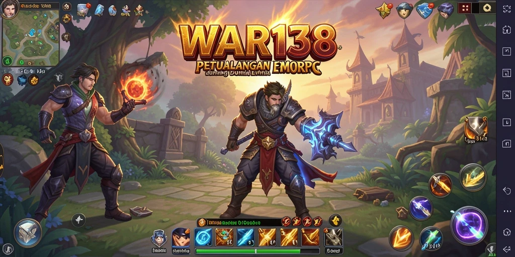 Gameplay menarik yang menampilkan aksi seru di dunia MMORPG.